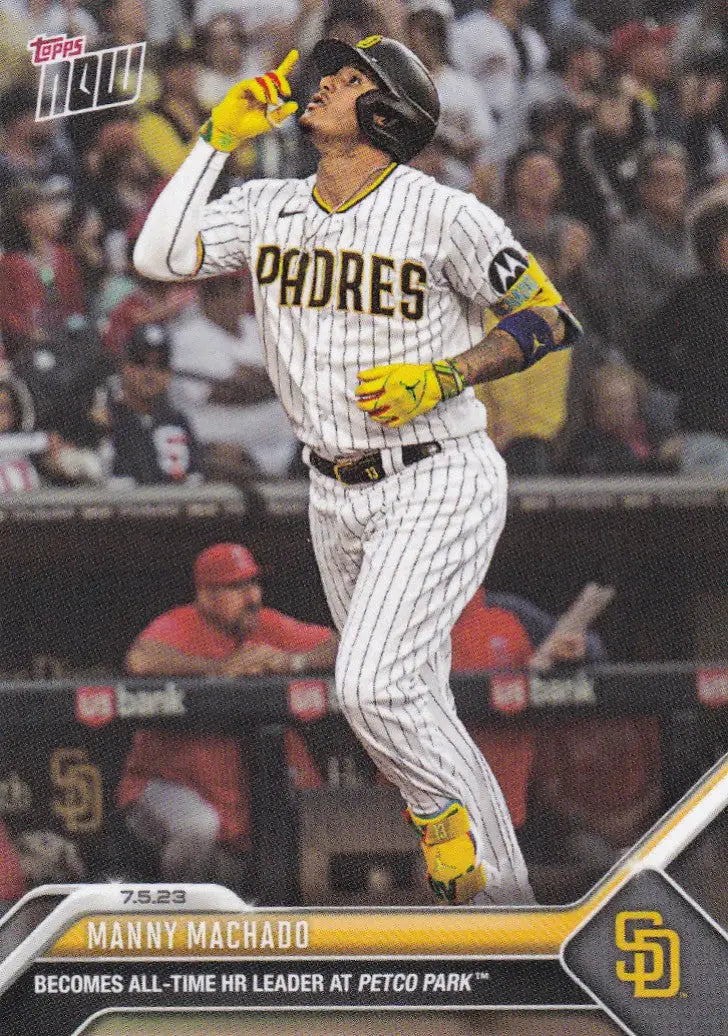 2023 TOPPS NOW #531 MANNY MACHADO- SAN DIEGO PADRES - Baseball Card Single