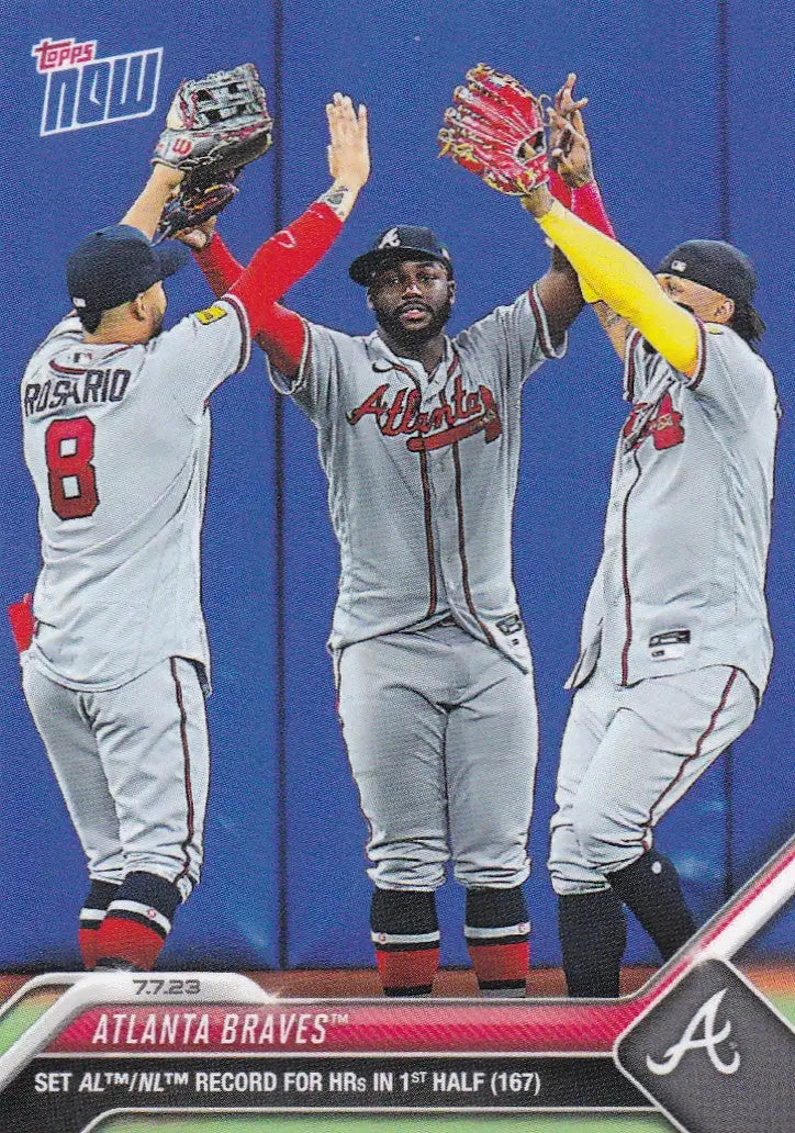 2023 TOPPS NOW #534 ATLANTA BRAVES - Baseball Card Single