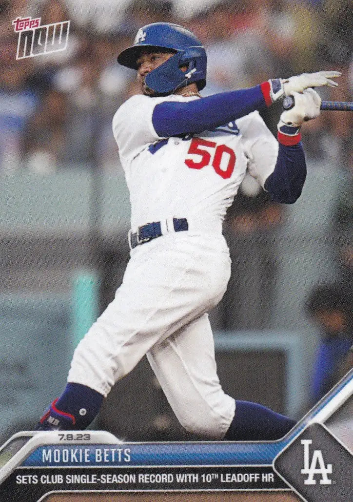 2023 TOPPS NOW #543 MOOKIE BETTS- LOS ANGELES DODGERS - Baseball Card Single