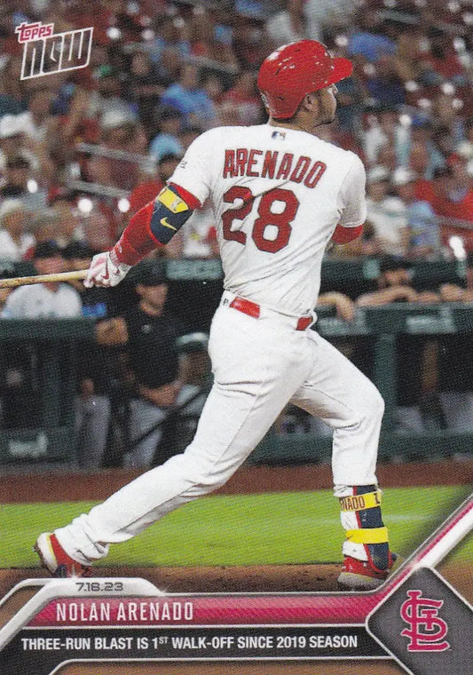 2023 TOPPS NOW #586 NOLAN ARENADO- ST LOUIS CARDINALS - Baseball Card Single