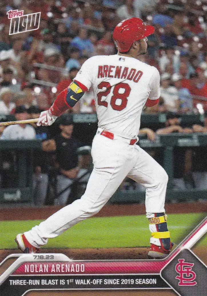 2023 TOPPS NOW #586 NOLAN ARENADO- ST LOUIS CARDINALS - Baseball Card Single