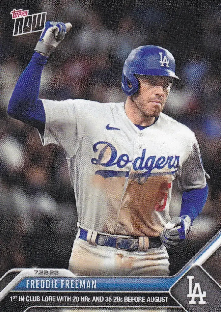 2023 TOPPS NOW #601 FREDDIE FREEMAN- LOS ANGELES DODGERS