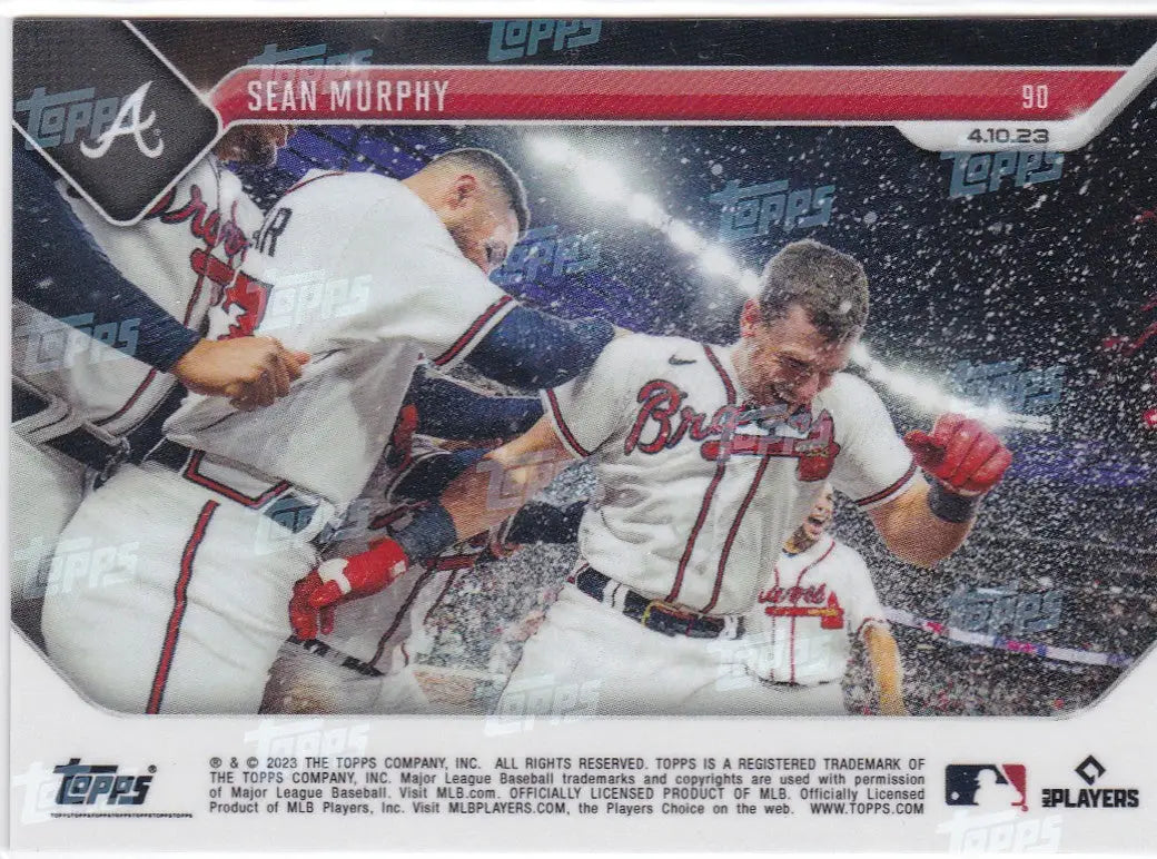Baseball trading card featuring Sean Murphy- Angels from 2023 TOPPS NOW series