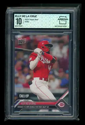 2023 Topps Now Elly De La Cruz #392 Baseball Arena Club 10 - Baseball Card Single