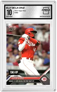 2023 Topps Now Elly De La Cruz #392 Baseball Arena Club 10 - Baseball Card Single