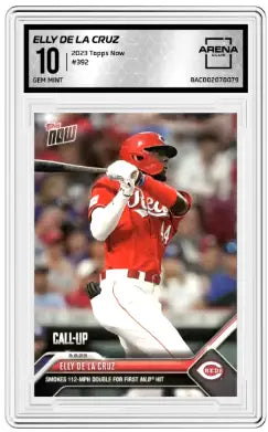 2023 Topps Now Elly De La Cruz #392 Call-Up Baseball Arena Club 10 - Baseball Card Single