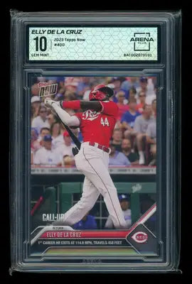2023 Topps Now Elly De La Cruz #400 Baseball Arena Club 10 - Baseball Card Single