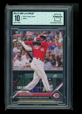 2023 Topps Now Elly De La Cruz #400 Call-Up Baseball Arena Club 10