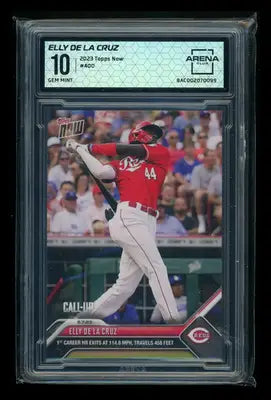 2023 Topps Now Elly De La Cruz #400 Call-Up Baseball Arena Club 10 - Baseball Card Single