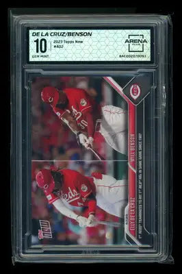 2023 Topps Now Elly De La Cruz Will Benson #402 Baseball Arena Club 10 - Baseball Card Single