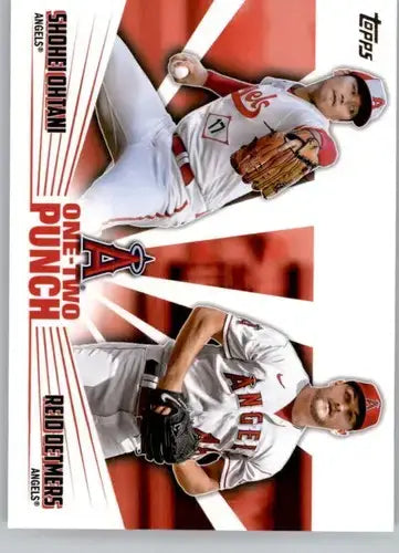 2023 Topps One-Two Punch #12P-23 Reid Detmers/Shohei Ohtani NM-MT Angel ID:54033 - Baseball Card Single