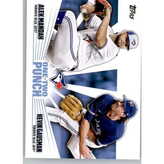 2023 Topps One-Two Punch #12P-9 Kevin Gausman/Alek Manoah NM-MT Toronto Blue Jays Baseball Card - Baseball Card Single