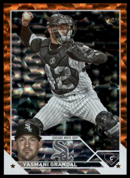2023 Topps - Orange Foil Yasmani Grandal 268 /299 Chicago White Sox NM - Baseball Card Single