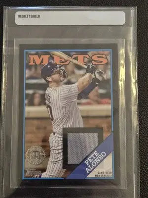 2023 Topps Pete Alonso 1988 Topps Baseball 35th Anniversary Relics Black #/199 - Baseball Card Single