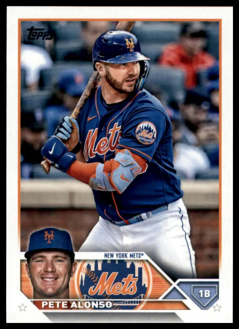 2023 Topps Pete Alonso 20 New York Mets Baseball NM - Baseball Card Single