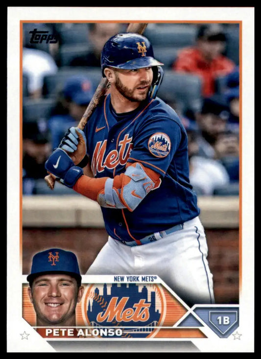 2023 Topps Pete Alonso 20 New York Mets Baseball NM - Baseball Card Single