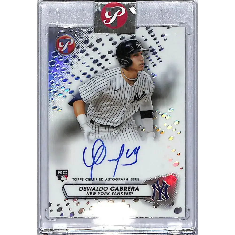 2023 Topps Pristine #PA-OC Oswaldo Cabrera NM-MT Auto Yankees - Baseball Card Single