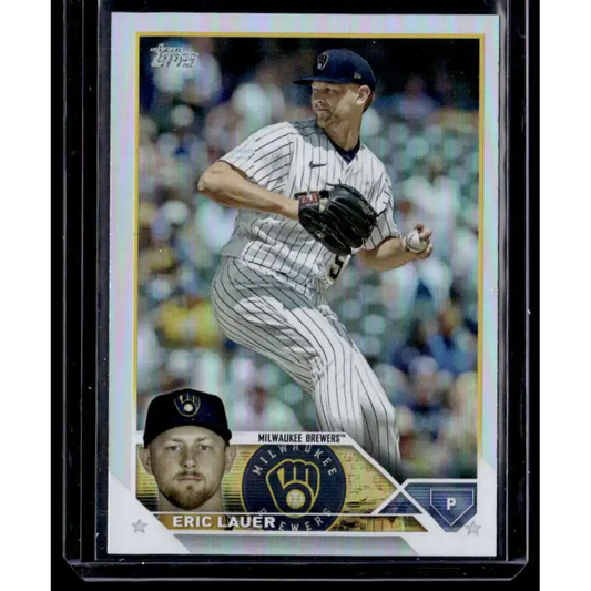 2023 Topps Rainbow Foil #109 Eric Lauer NM-MT Milwaukee Brewers Baseball Card - Baseball Card Single