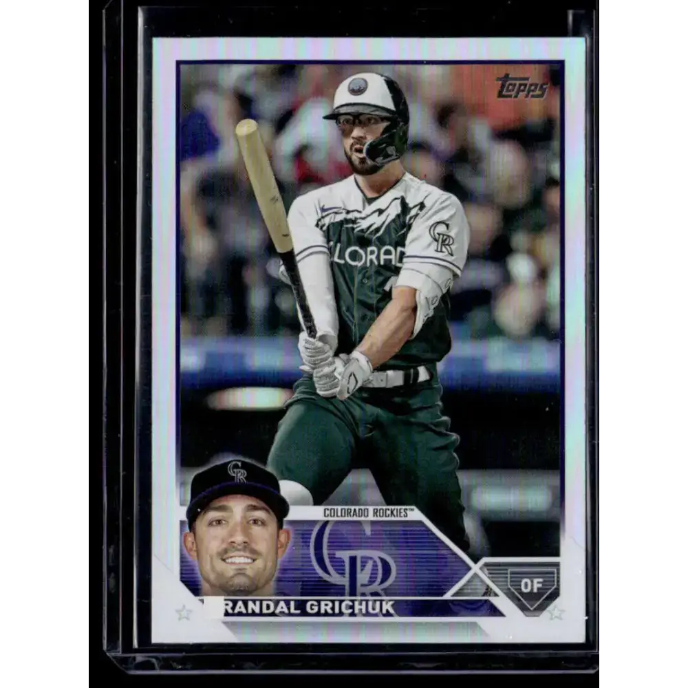 2023 Topps Rainbow Foil #110 Randal Grichuk NM-MT Colorado Rockies Baseball Card - Baseball Card Single