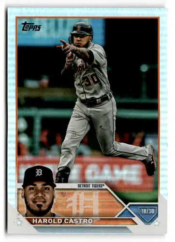 2023 Topps Rainbow Foil #126 Harold Castro NM-MT Tigers ID:49447 - Baseball Card Single