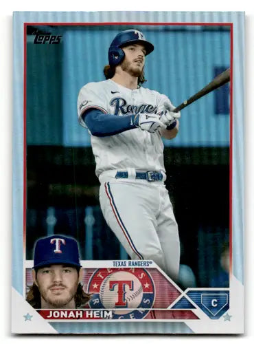2023 Topps Rainbow Foil Jonah Heim baseball card Rangers ID 57975
