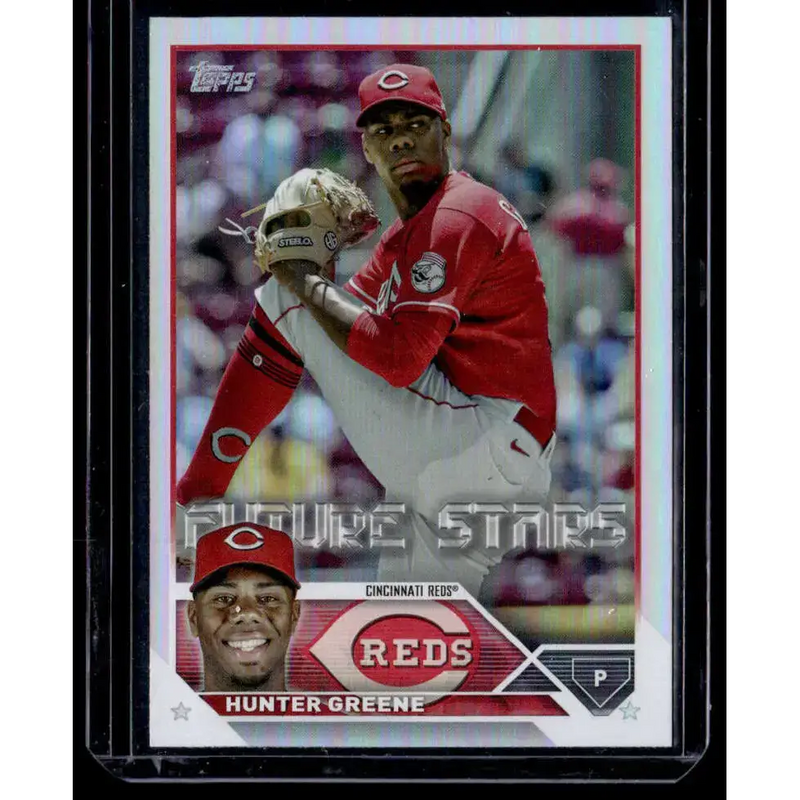 2023 Topps Rainbow Foil #155 Hunter Greene NM-MT Cincinnati Reds Baseball Card - Baseball Card Single