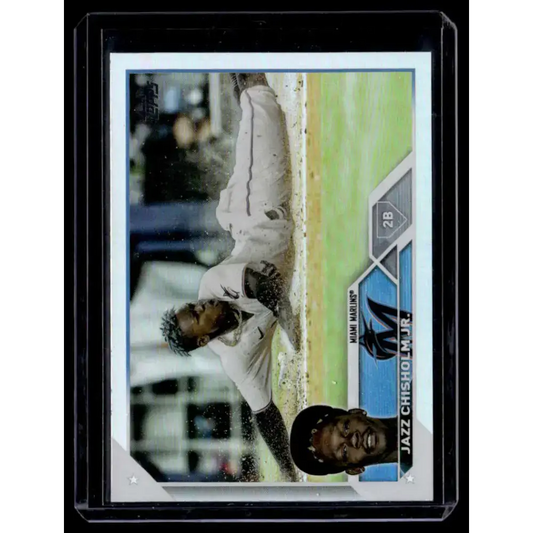 2023 Topps Rainbow Foil #172 Jazz Chisholm Jr. NM-MT Miami Marlins Baseball Card - Baseball Card Single