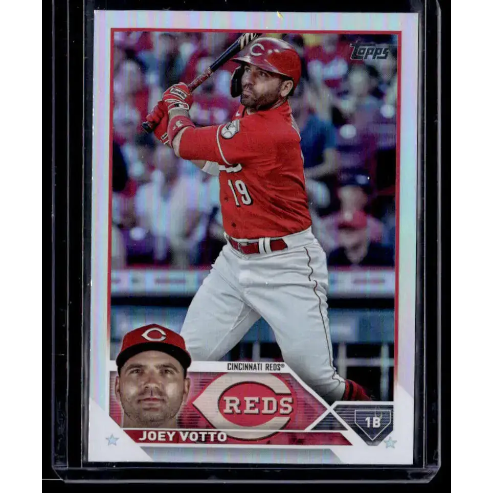 2023 Topps Rainbow Foil #19 Joey Votto NM-MT Cincinnati Reds Baseball Card - Baseball Card Single