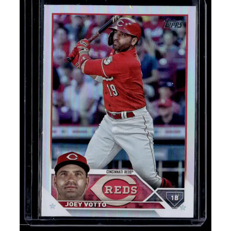 2023 Topps Rainbow Foil #19 Joey Votto NM-MT Cincinnati Reds Baseball Card - Baseball Card Single