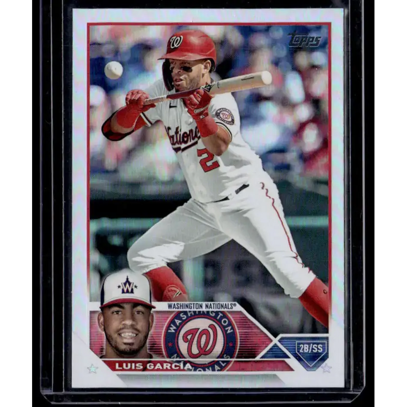 2023 Topps Rainbow Foil #193 Luis Garcia NM-MT Washington Nationals Baseball Card - Baseball Card Single