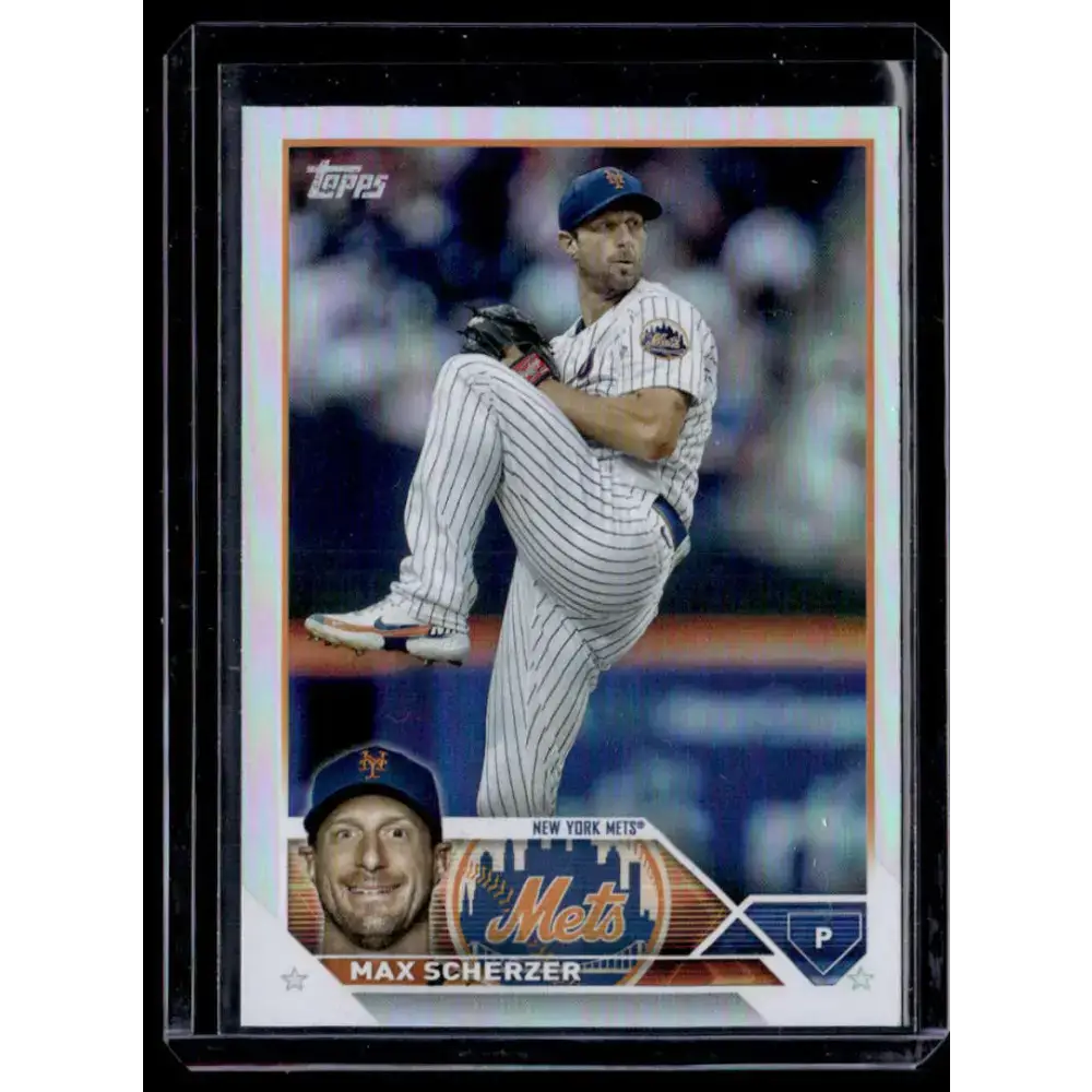 2023 Topps Rainbow Foil #21 Max Scherzer NM-MT New York Mets Baseball Card - Baseball Card Single