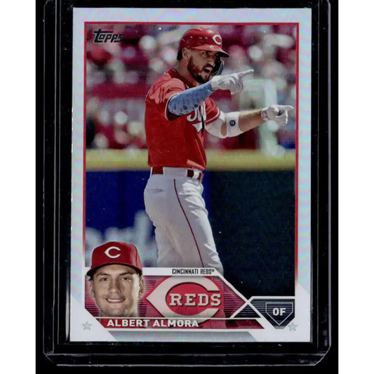 2023 Topps Rainbow Foil #230 Albert Almora NM-MT Cincinnati Reds Baseball Card - Baseball Card Single