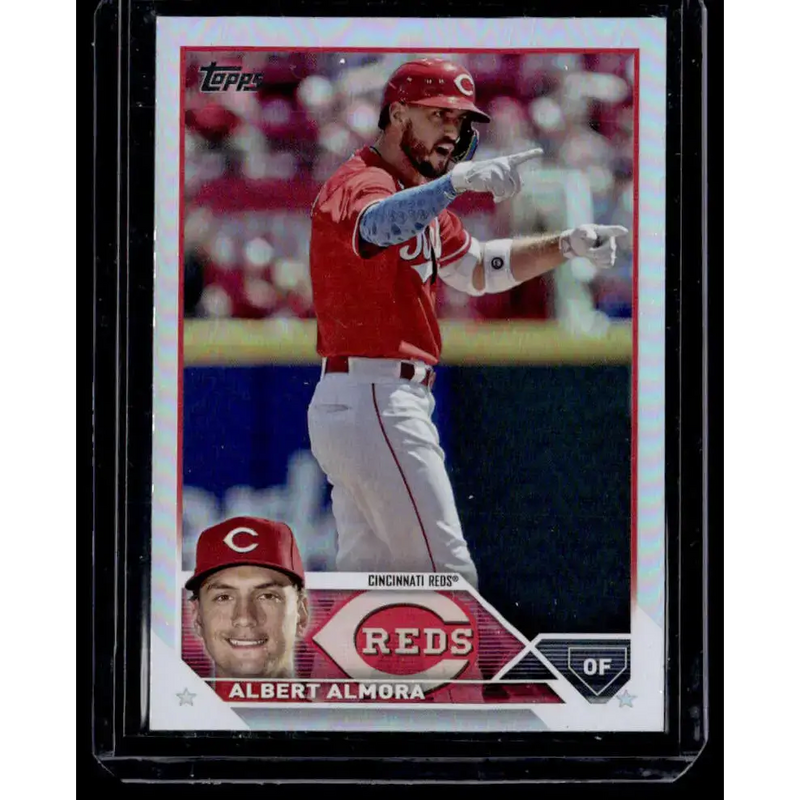 2023 Topps Rainbow Foil #230 Albert Almora NM-MT Cincinnati Reds Baseball Card - Baseball Card Single