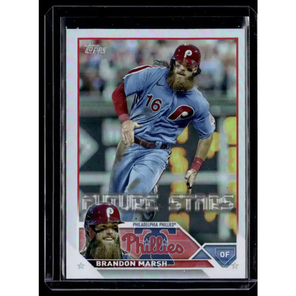 2023 Topps Rainbow Foil #237 Brandon Marsh NM-MT Philadelphia Phillies Baseball Card - Baseball Card Single