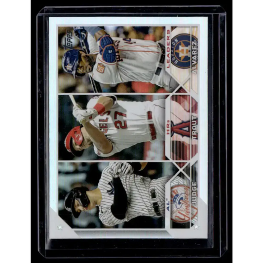 2023 Topps Rainbow Foil #246 Aaron Judge/Mike Trout/Yordan Alvarez NM-MT Baseball Card