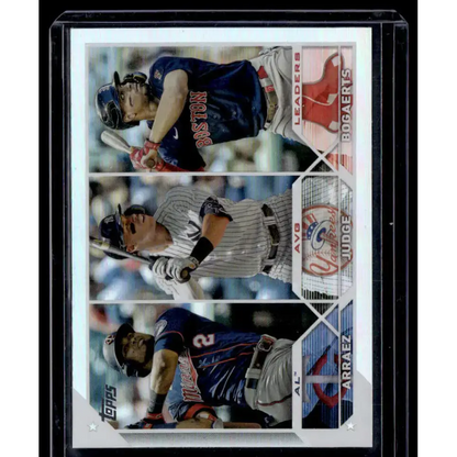 2023 Topps Rainbow Foil #289 Luis Arraez/Aaron Judge/Xander Bogaerts NM-MT Baseball Card