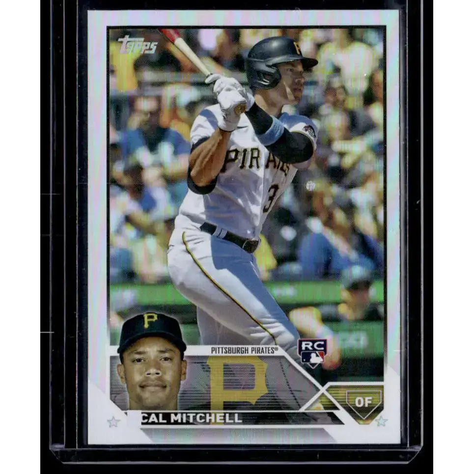 2023 Topps Rainbow Foil #313 Cal Mitchell NM-MT RC Rookie Pittsburgh Pirates Baseball Card - Baseball Card Single