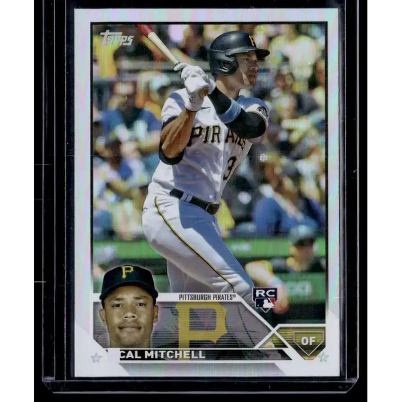 2023 Topps Rainbow Foil #313 Cal Mitchell NM-MT RC Rookie Pittsburgh Pirates Baseball Card - Baseball Card Single
