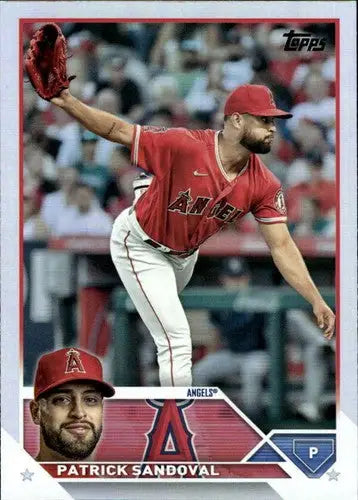 2023 Topps Rainbow Foil Patrick Sandoval baseball card Angels NM-MT collectible