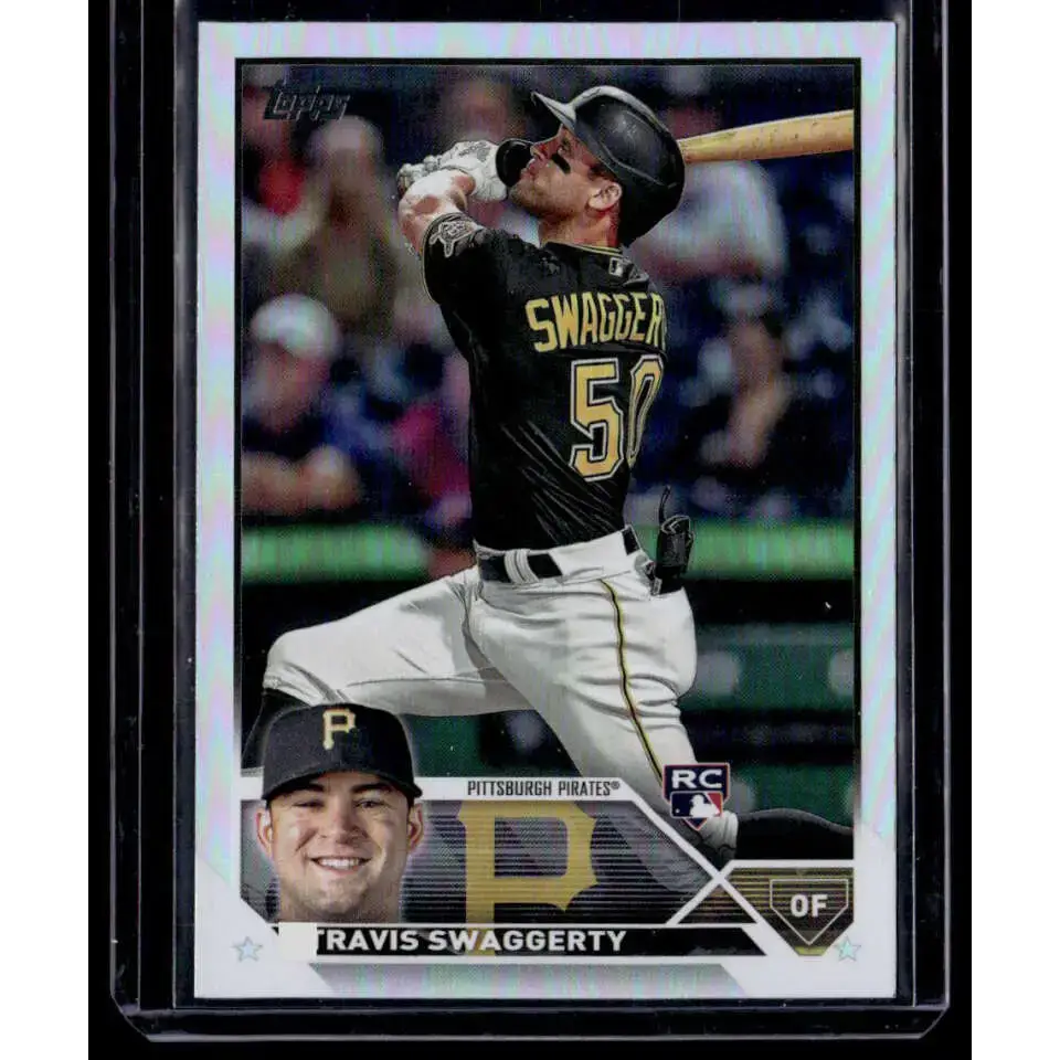 2023 Topps Rainbow Foil #67 Travis Swaggerty NM-MT RC Rookie Pittsburgh Pirates Baseball Card - Baseball Card Single