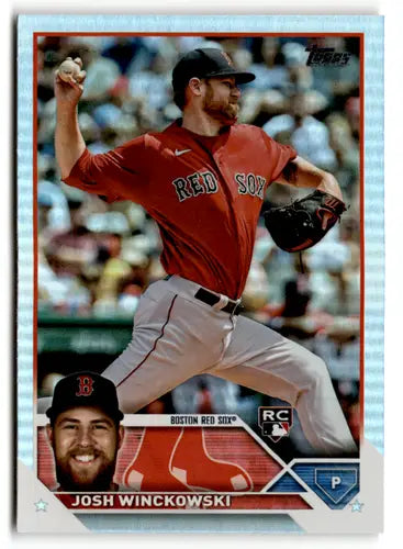 Josh Winckowski baseball card in 2023 Topps Rainbow Foil featuring original gloss and rookie design