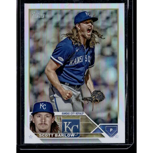 2023 Topps Rainbow Foil #9 Scott Barlow NM-MT Kansas City Royals Baseball Card - Baseball Card Single