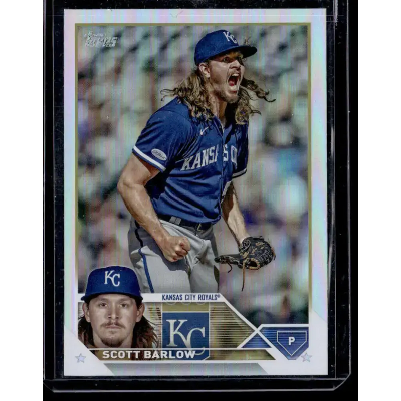 2023 Topps Rainbow Foil #9 Scott Barlow NM-MT Kansas City Royals Baseball Card - Baseball Card Single