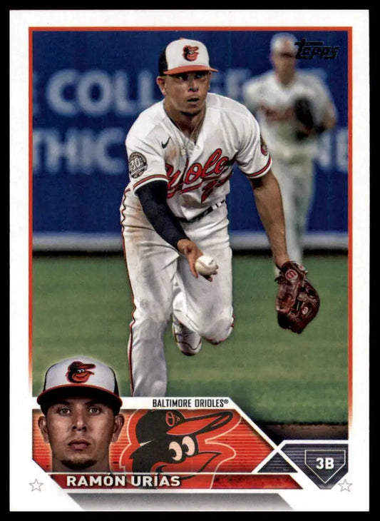 2023 Topps Ramón Urías 632 Baltimore Orioles NM - Baseball Card Single