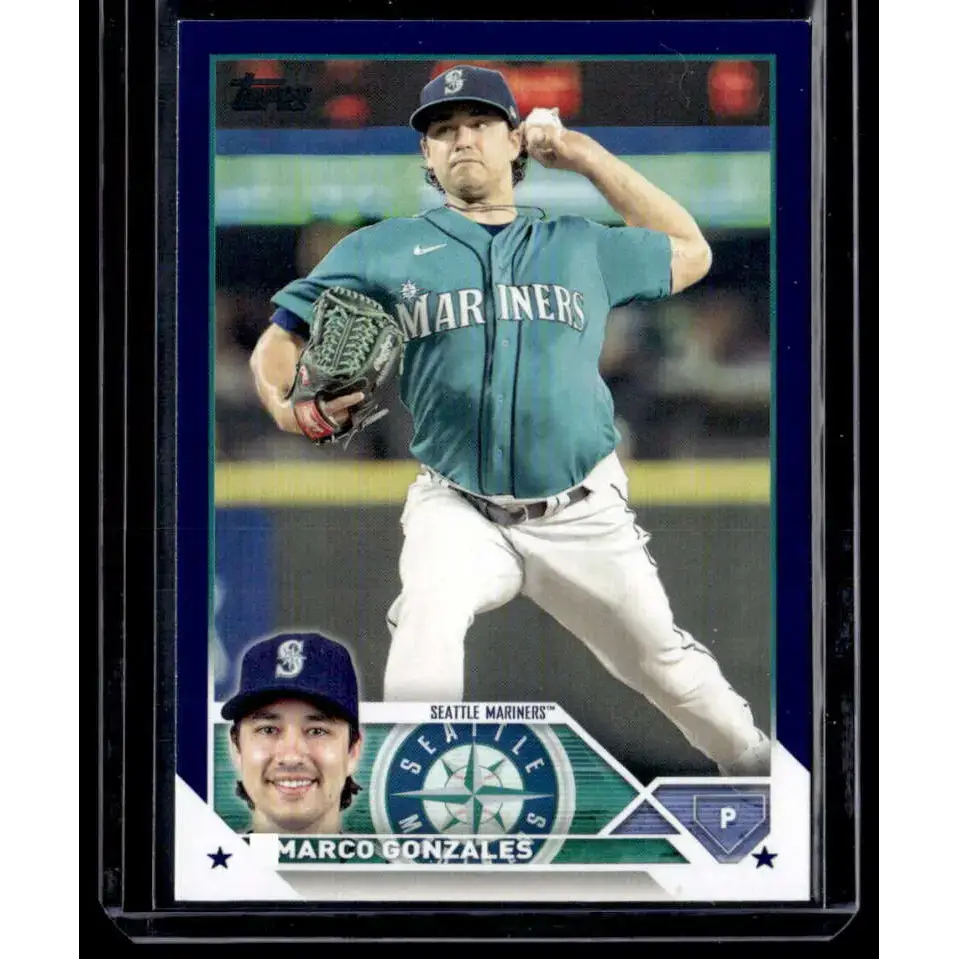 2023 Topps Royal Blue #144 Marco Gonzales NM-MT Seattle Mariners Baseball Card - Baseball Card Single