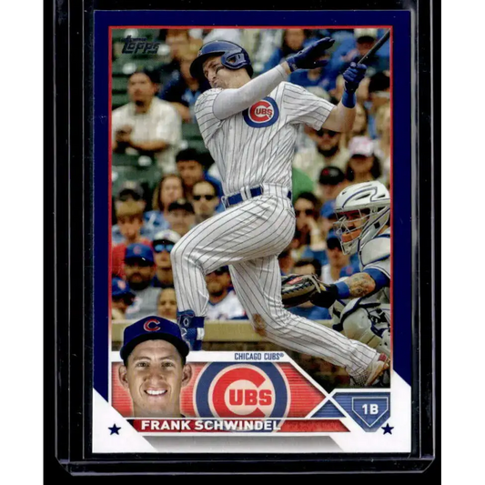 2023 Topps Royal Blue #249 Frank Schwindel NM-MT Chicago Cubs Baseball Card - Baseball Card Single