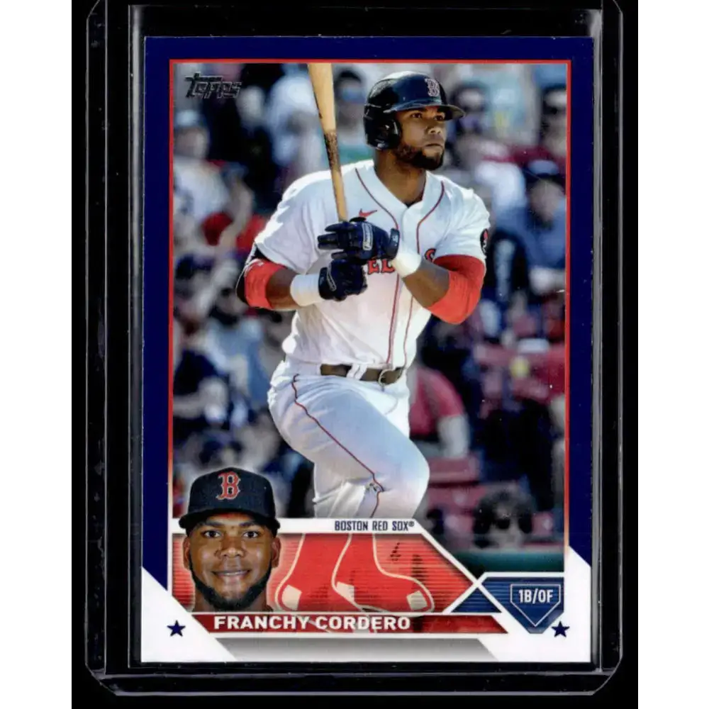 2023 Topps Royal Blue #42 Franchy Cordero NM-MT Boston Red Sox Baseball Card - Baseball Card Single