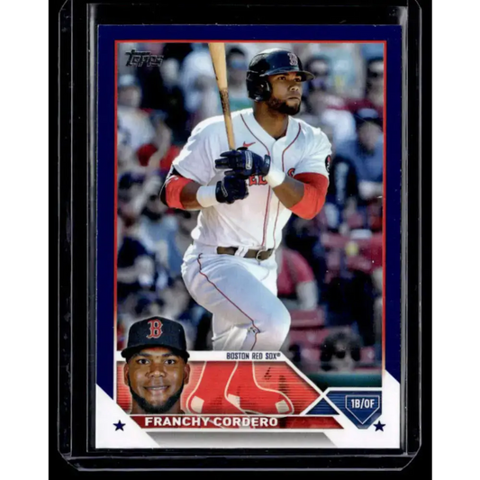 2023 Topps Royal Blue #42 Franchy Cordero NM-MT Boston Red Sox Baseball Card - Baseball Card Single