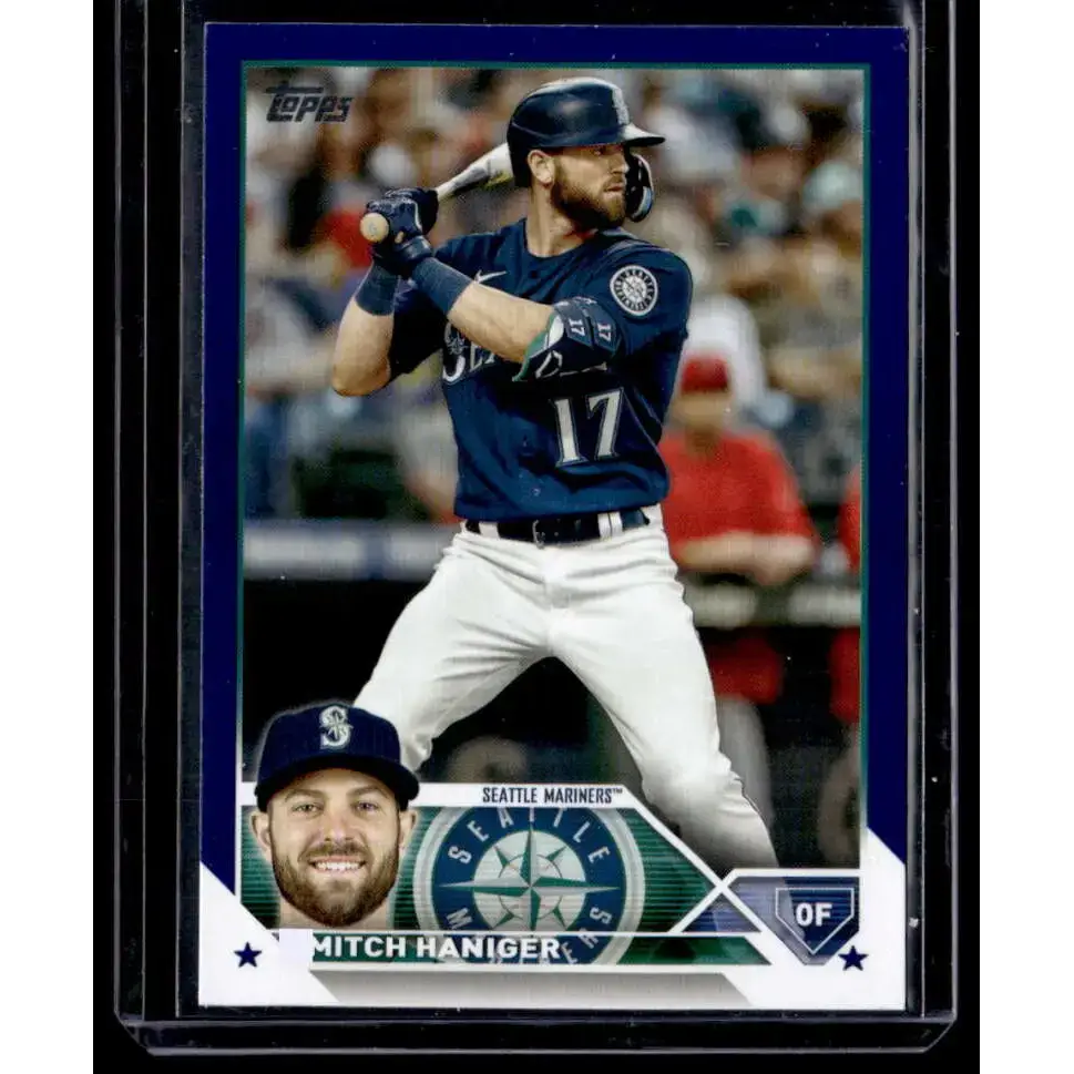 2023 Topps Royal Blue #49 Mitch Haniger NM-MT Seattle Mariners Baseball Card - Baseball Card Single