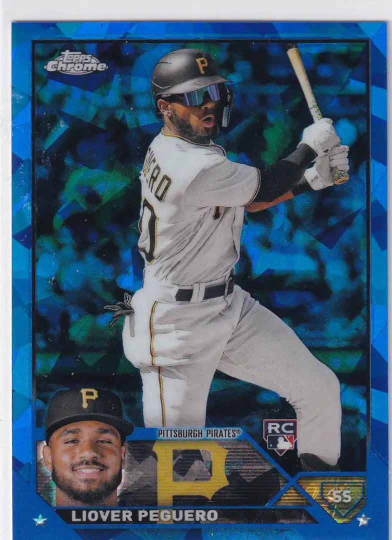 2023 TOPPS SAPPHIRE #238 LIOVER PEGUERO- PITTSBURGH PIRATES - Baseball Card Single
